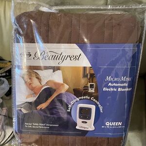 Beautyrest Brown Electric Blanket